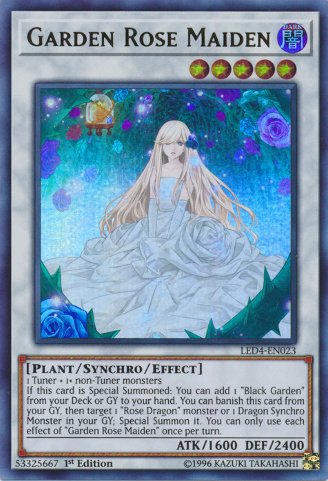 Garden Rose Maiden [LED4-EN023] Ultra Rare | Chromatic Games