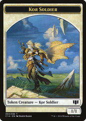 Kor Soldier // Pegasus Double-Sided Token [Commander 2014 Tokens] | Chromatic Games