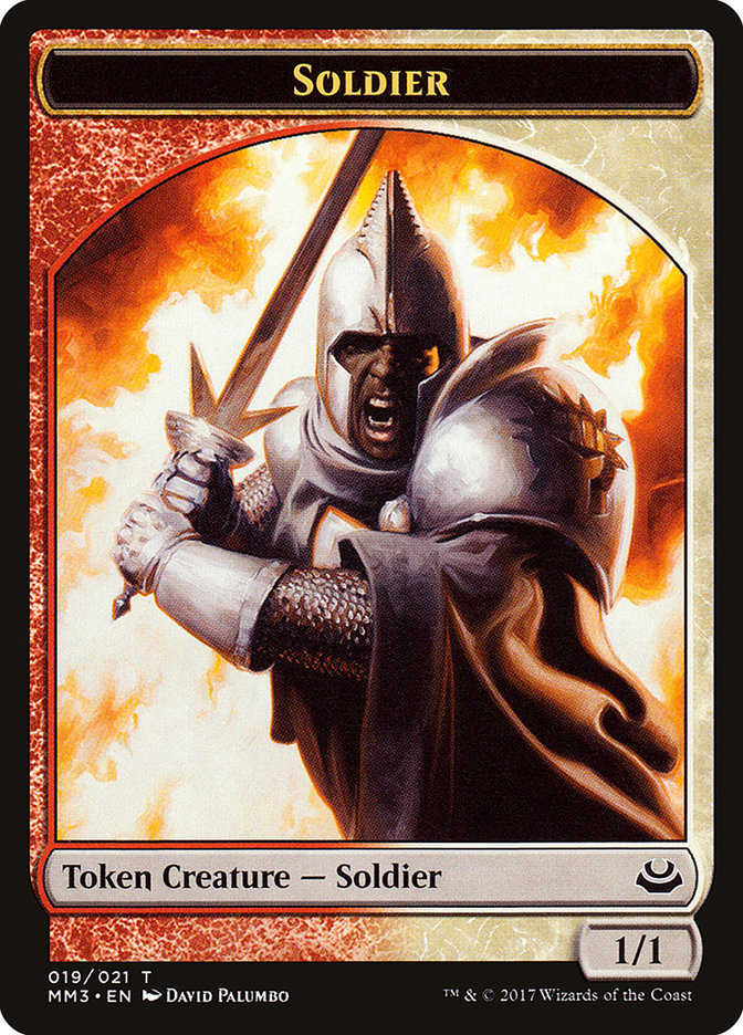 Soldier Token (019/021) [Modern Masters 2017 Tokens] | Chromatic Games