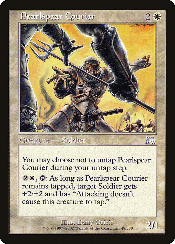 Pearlspear Courier [Onslaught] | Chromatic Games