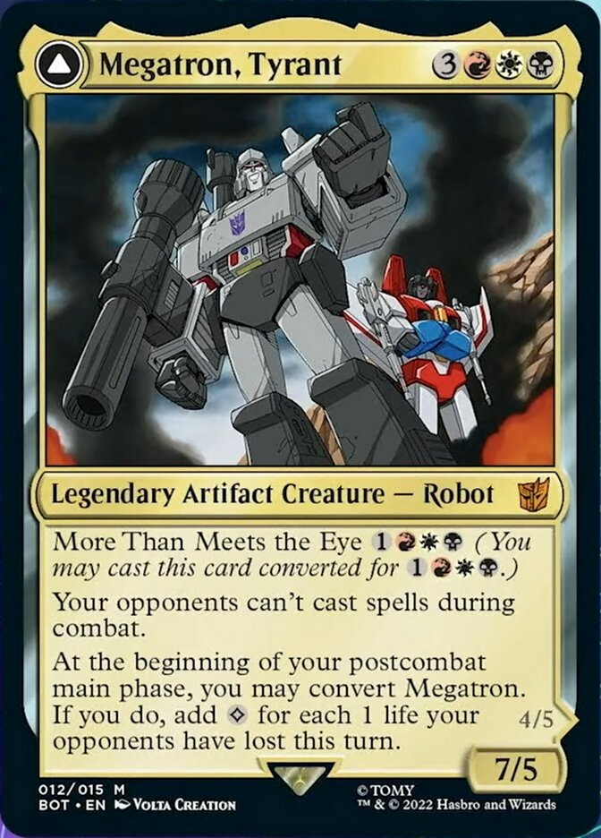 Megatron, Tyrant // Megatron, Destructive Force [Transformers] | Chromatic Games