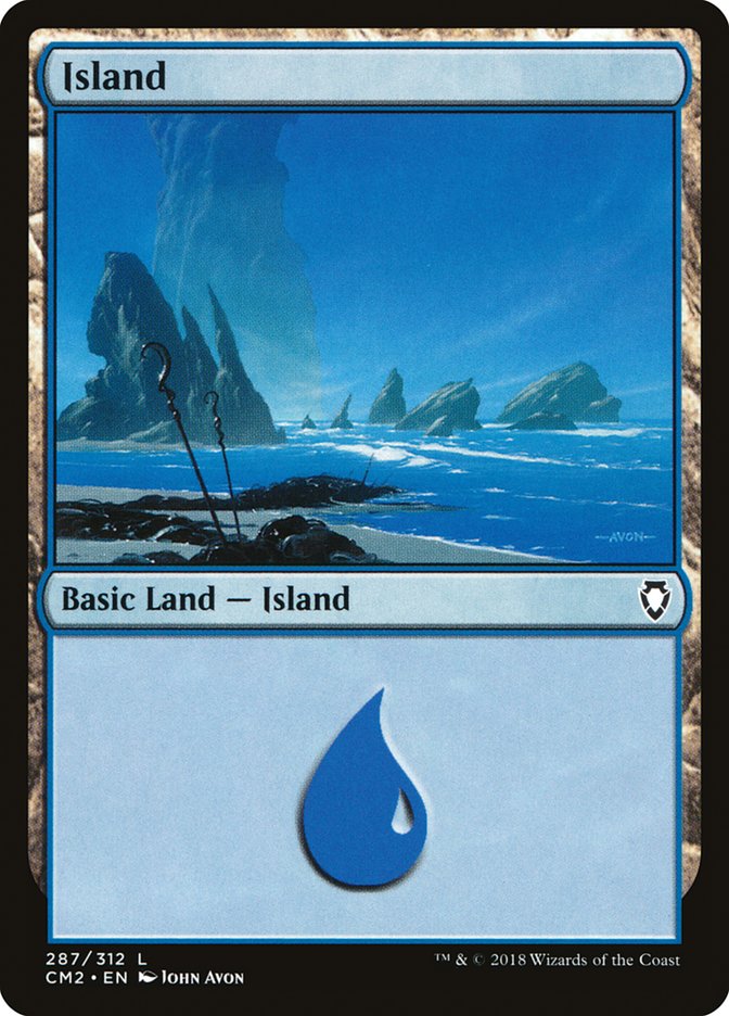 Island (287) [Commander Anthology Volume II] | Chromatic Games