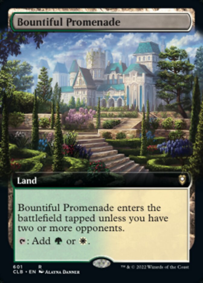 Bountiful Promenade (Extended Art) [Commander Legends: Battle for Baldur's Gate] | Chromatic Games