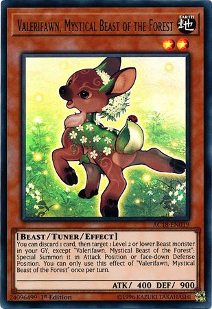 Valerifawn, Mystical Beast of the Forest [AC18-EN019] Ultra Rare | Chromatic Games