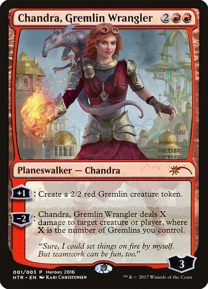 Chandra, Gremlin Wrangler [Heroes of the Realm] | Chromatic Games