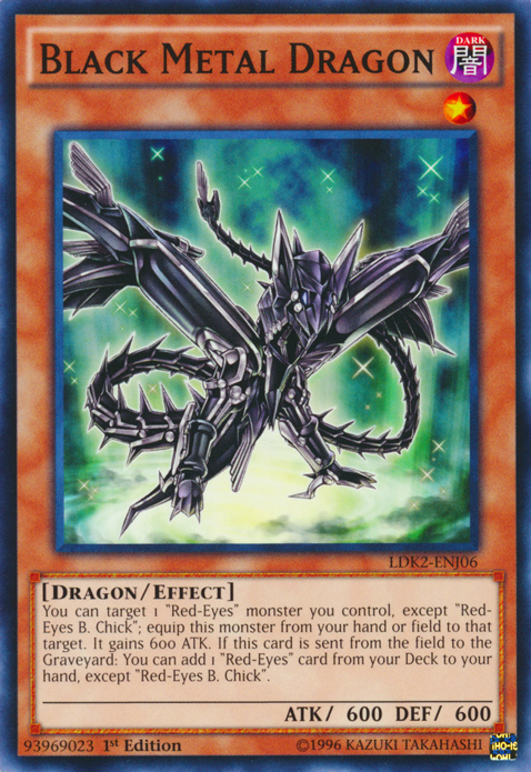 Black Metal Dragon [LDK2-ENJ06] Common | Chromatic Games