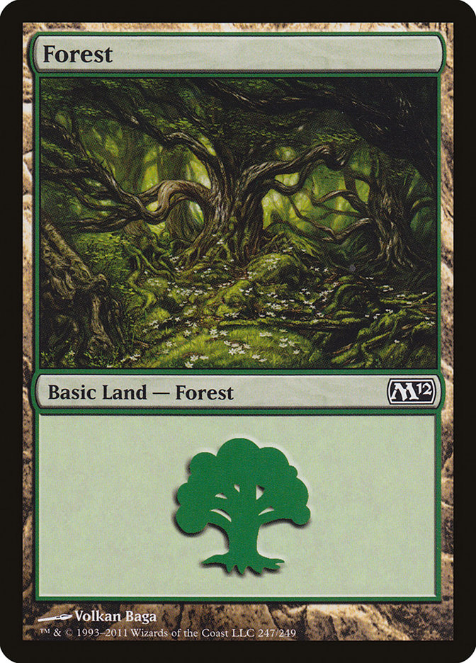 Forest (247) [Magic 2012] | Chromatic Games