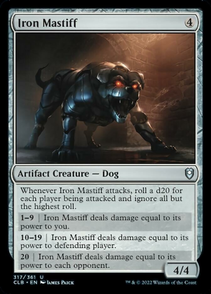 Iron Mastiff [Commander Legends: Battle for Baldur's Gate] | Chromatic Games