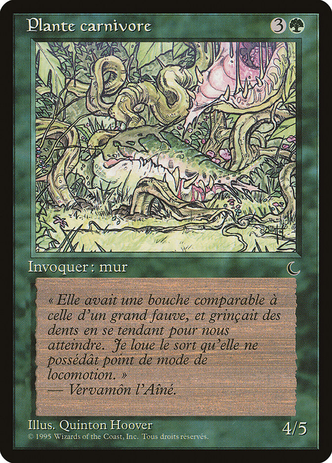 Carnivorous Plant (French) - "Plante carnivore" [Renaissance] | Chromatic Games