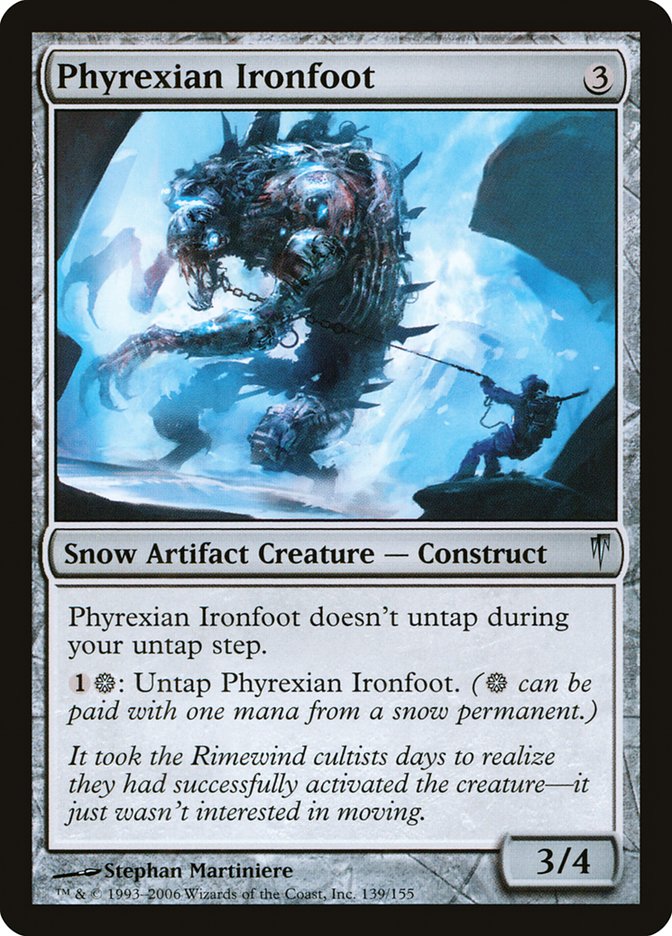 Phyrexian Ironfoot [Coldsnap] | Chromatic Games