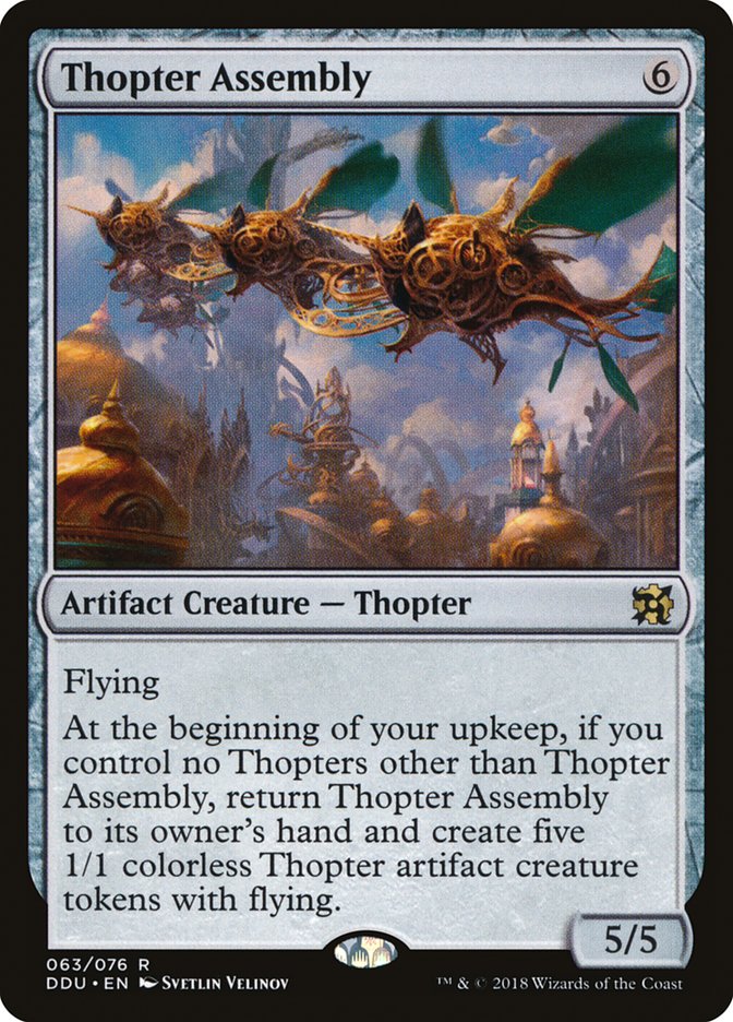 Thopter Assembly [Duel Decks: Elves vs. Inventors] | Chromatic Games