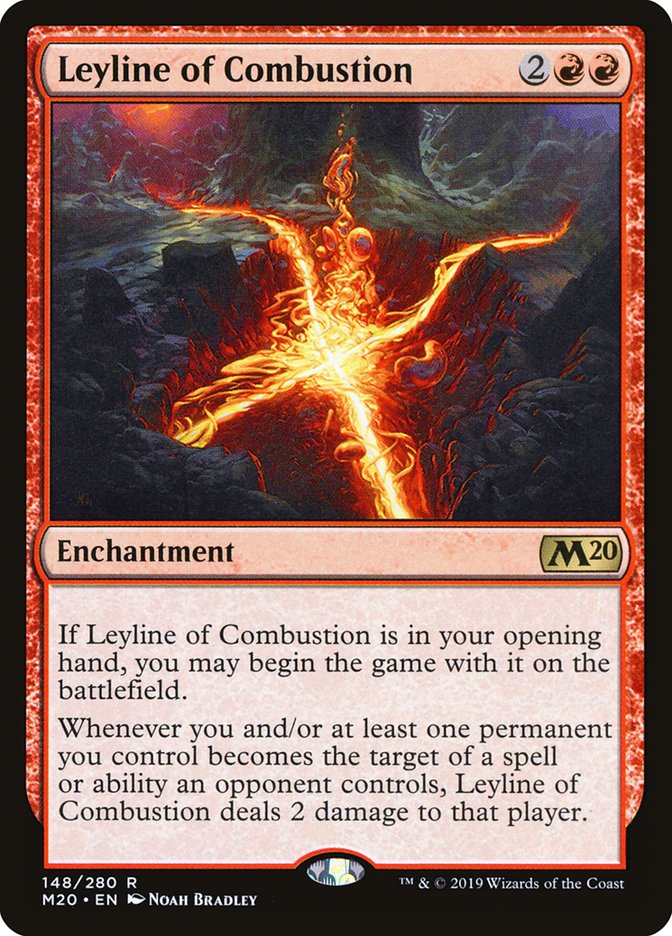 Leyline of Combustion [Core Set 2020] | Chromatic Games