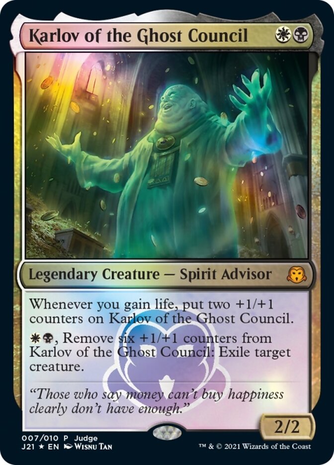 Karlov of the Ghost Council [Judge Gift Cards 2021] | Chromatic Games