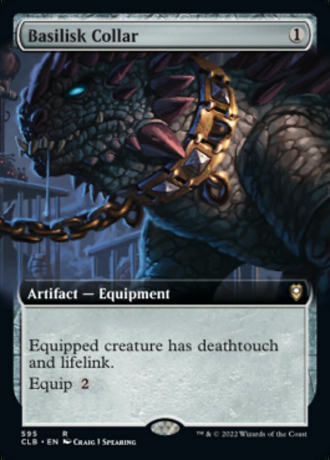 Basilisk Collar (Extended Art) [Commander Legends: Battle for Baldur's Gate] | Chromatic Games