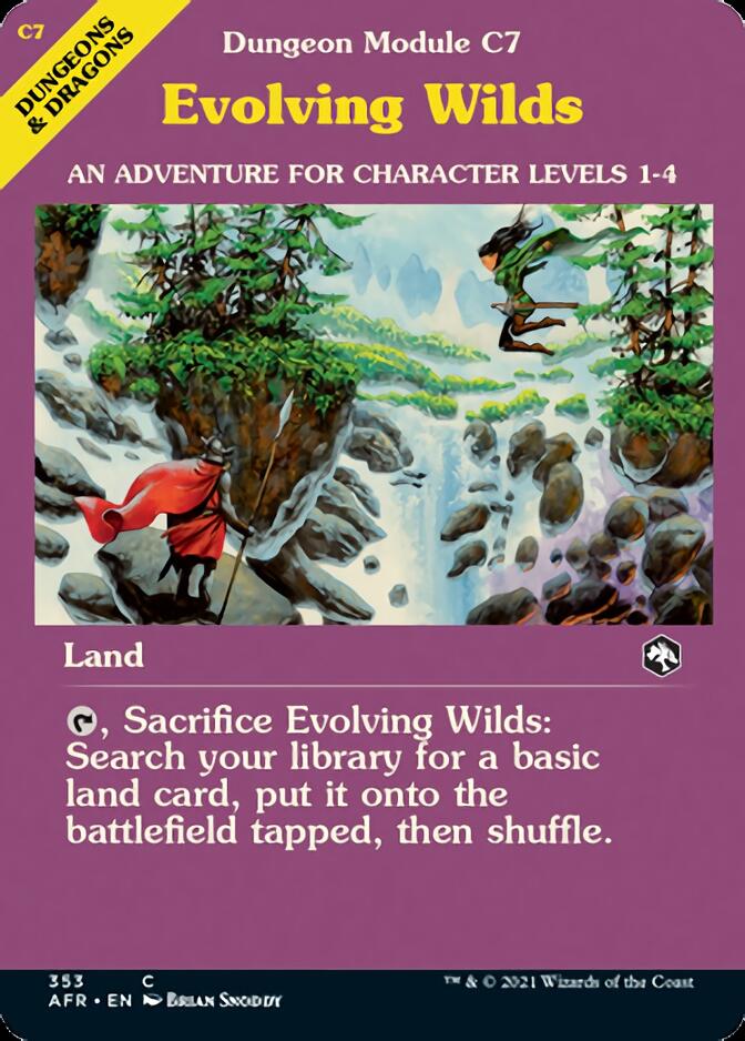 Evolving Wilds (Dungeon Module) [Dungeons & Dragons: Adventures in the Forgotten Realms] | Chromatic Games