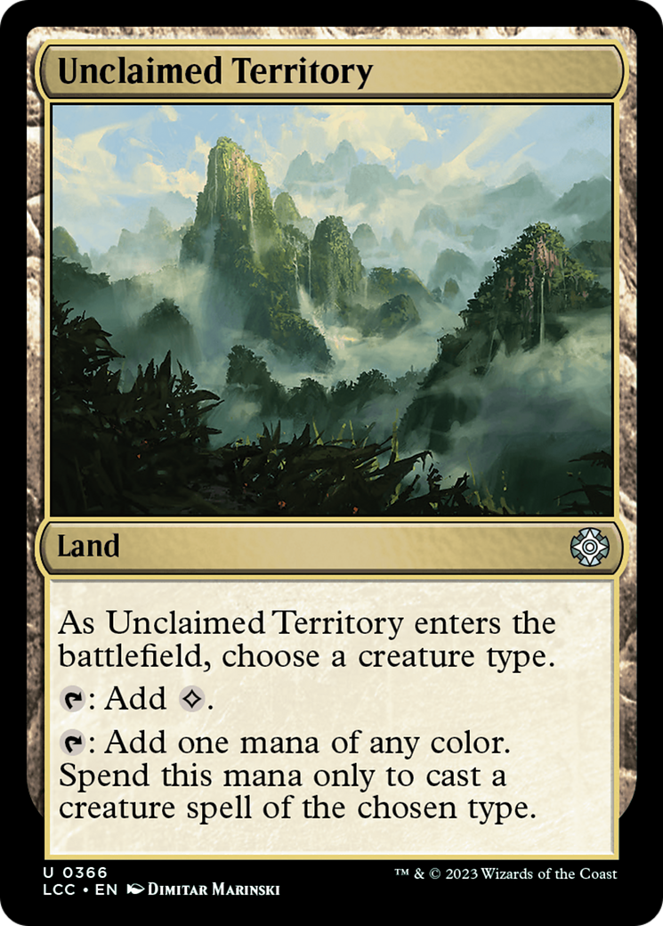 Unclaimed Territory [The Lost Caverns of Ixalan Commander] | Chromatic Games