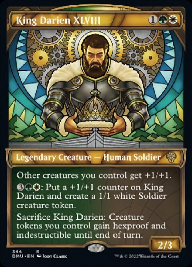 King Darien XLVIII (Showcase Textured) [Dominaria United] | Chromatic Games