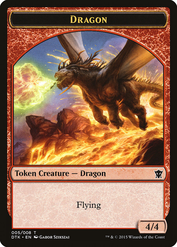 Dragon Token [Dragons of Tarkir Tokens] | Chromatic Games