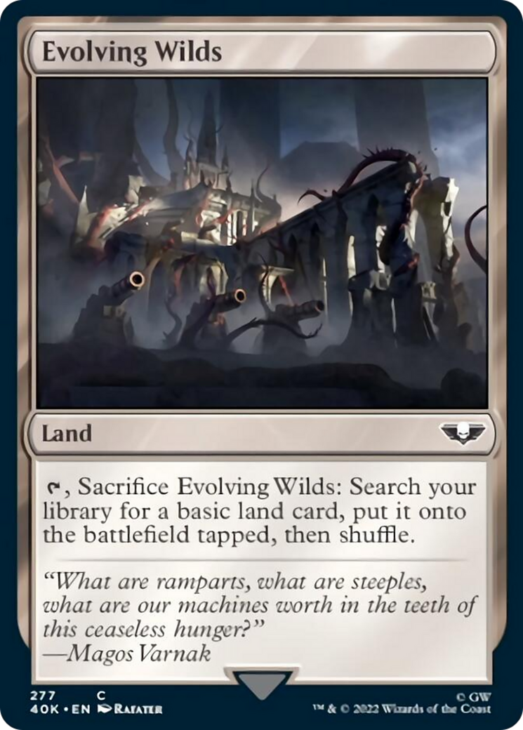 Evolving Wilds (Surge Foil) [Warhammer 40,000] | Chromatic Games
