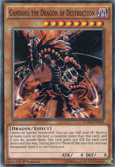 Gandora the Dragon of Destruction (C) [YGLD-ENC03] Common | Chromatic Games