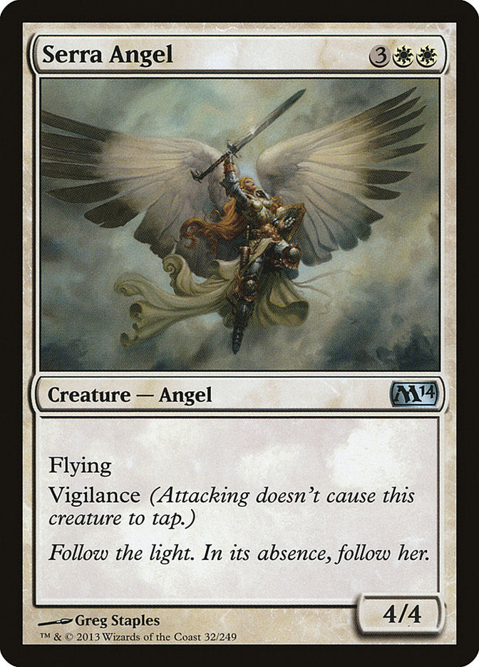 Serra Angel [Magic 2014] | Chromatic Games