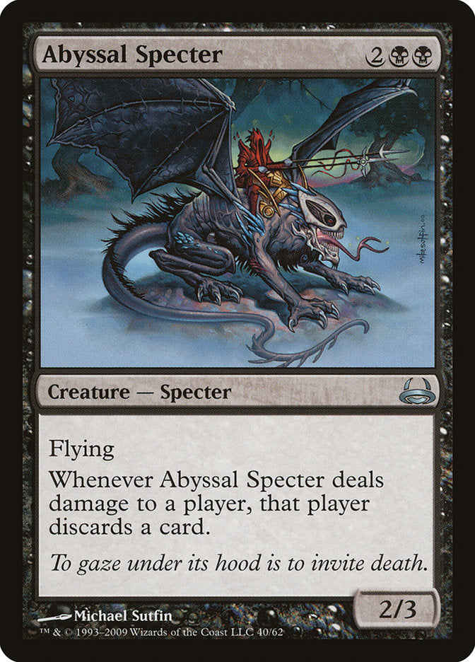 Abyssal Specter [Duel Decks: Divine vs. Demonic] | Chromatic Games