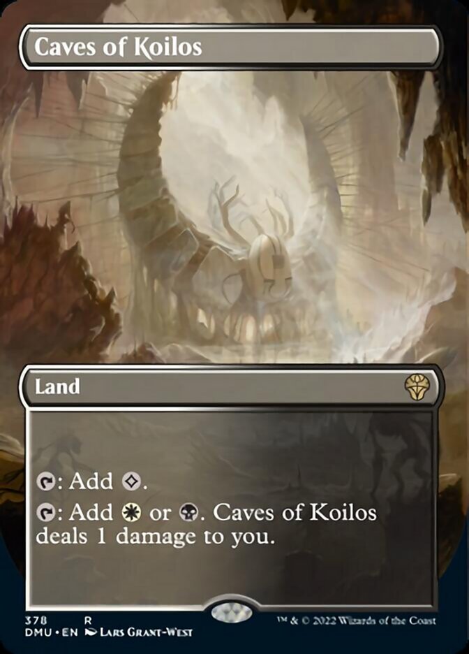 Caves of Koilos (Borderless Alternate Art) [Dominaria United] | Chromatic Games