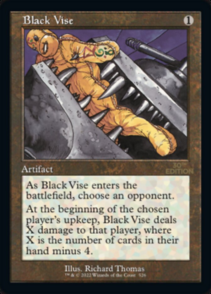 Black Vise (Retro) [30th Anniversary Edition] | Chromatic Games