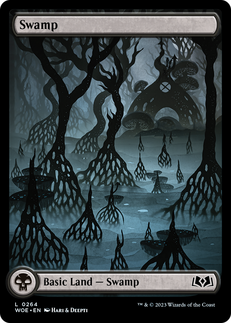 Swamp (264) (Full-Art) [Wilds of Eldraine] | Chromatic Games