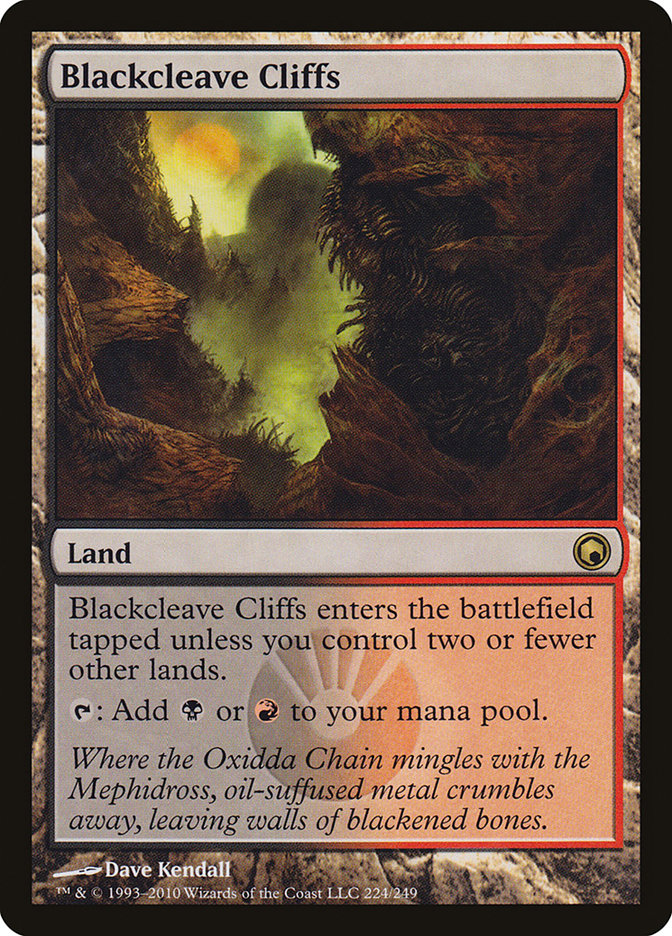 Blackcleave Cliffs [Scars of Mirrodin] | Chromatic Games