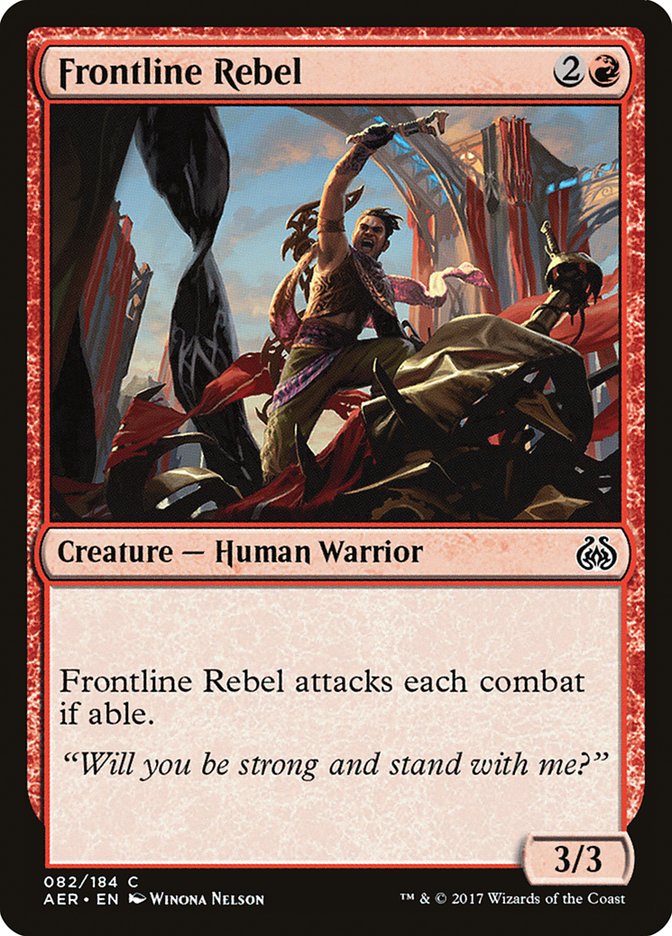 Frontline Rebel [Aether Revolt] | Chromatic Games