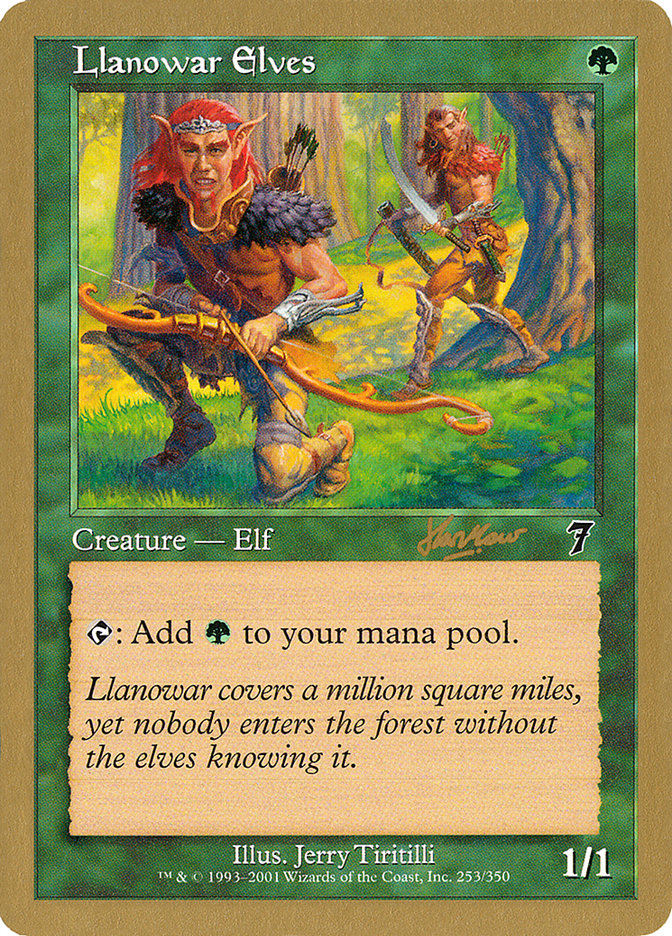 Llanowar Elves (Sim Han How) [World Championship Decks 2002] | Chromatic Games