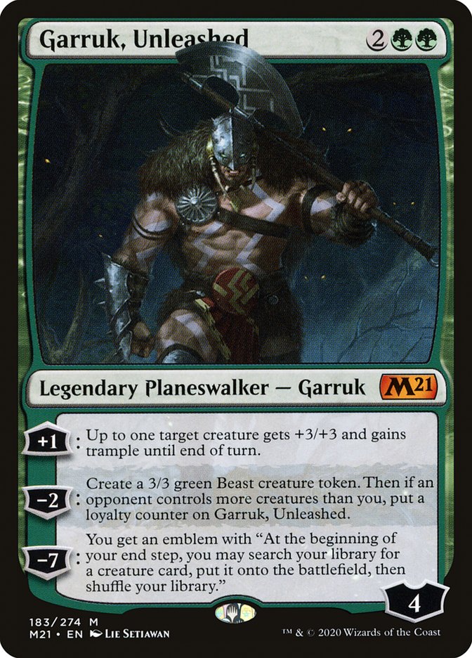 Garruk, Unleashed [Core Set 2021] | Chromatic Games