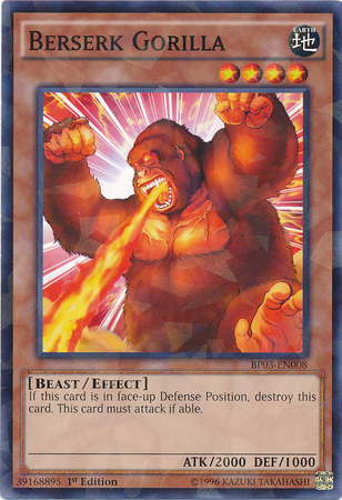 Berserk Gorilla (Shatterfoil) [BP03-EN008] Rare | Chromatic Games