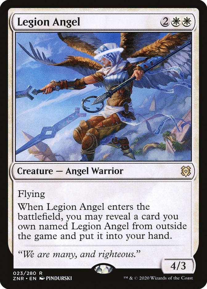 Legion Angel [Zendikar Rising] | Chromatic Games