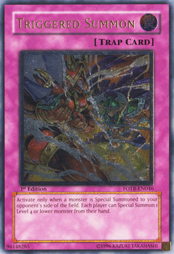 Triggered Summon (UTR) [FOTB-EN046] Ultimate Rare | Chromatic Games