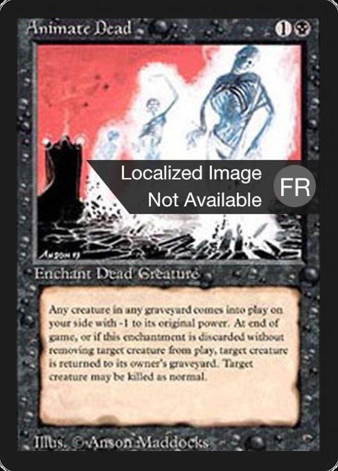 Animate Dead [Foreign Black Border] | Chromatic Games