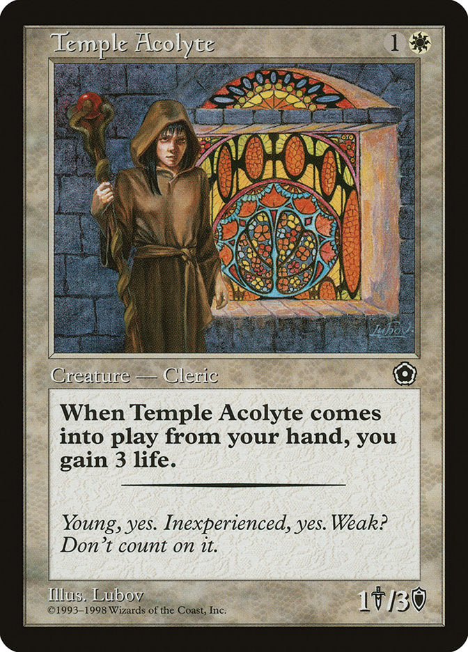 Temple Acolyte [Portal Second Age] | Chromatic Games