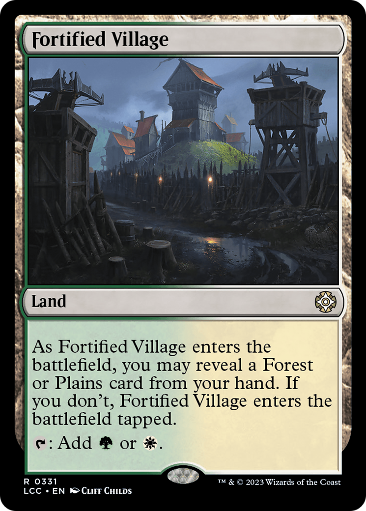 Fortified Village [The Lost Caverns of Ixalan Commander] | Chromatic Games