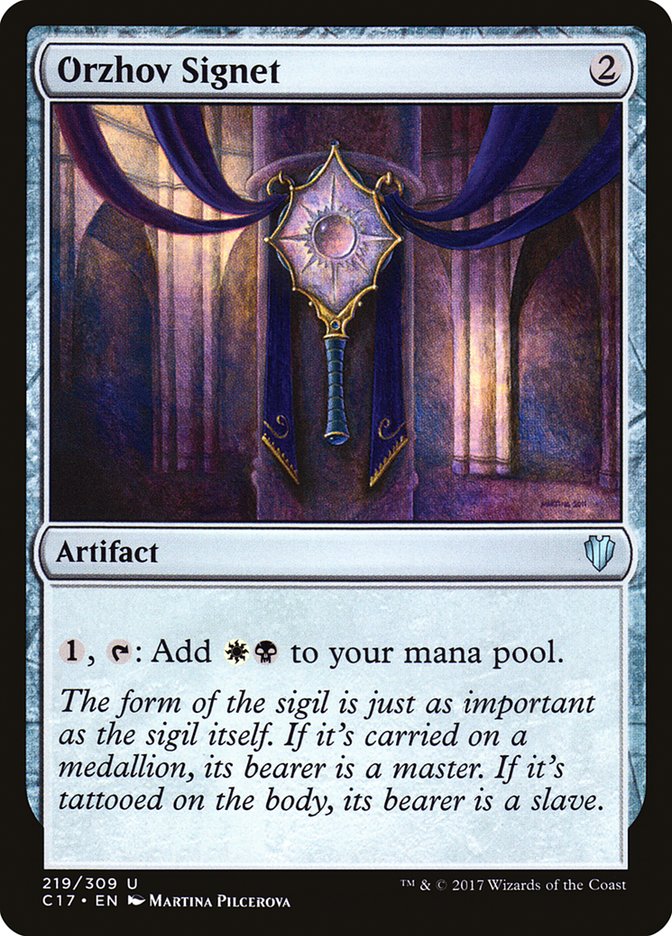 Orzhov Signet [Commander 2017] | Chromatic Games