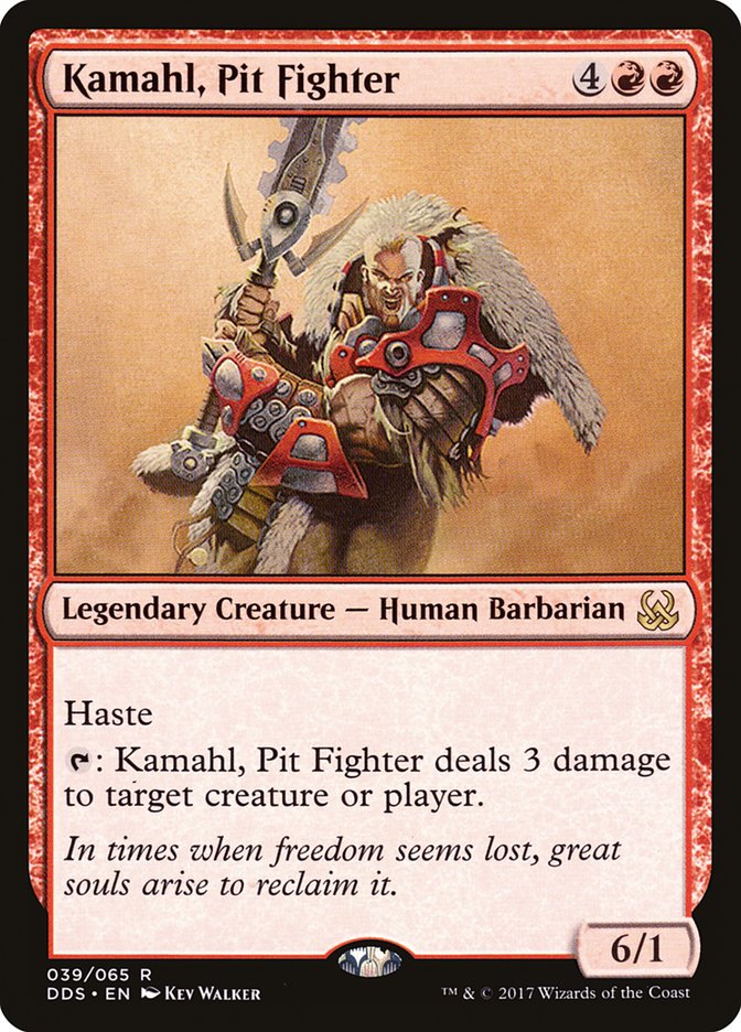 Kamahl, Pit Fighter [Duel Decks: Mind vs. Might] | Chromatic Games