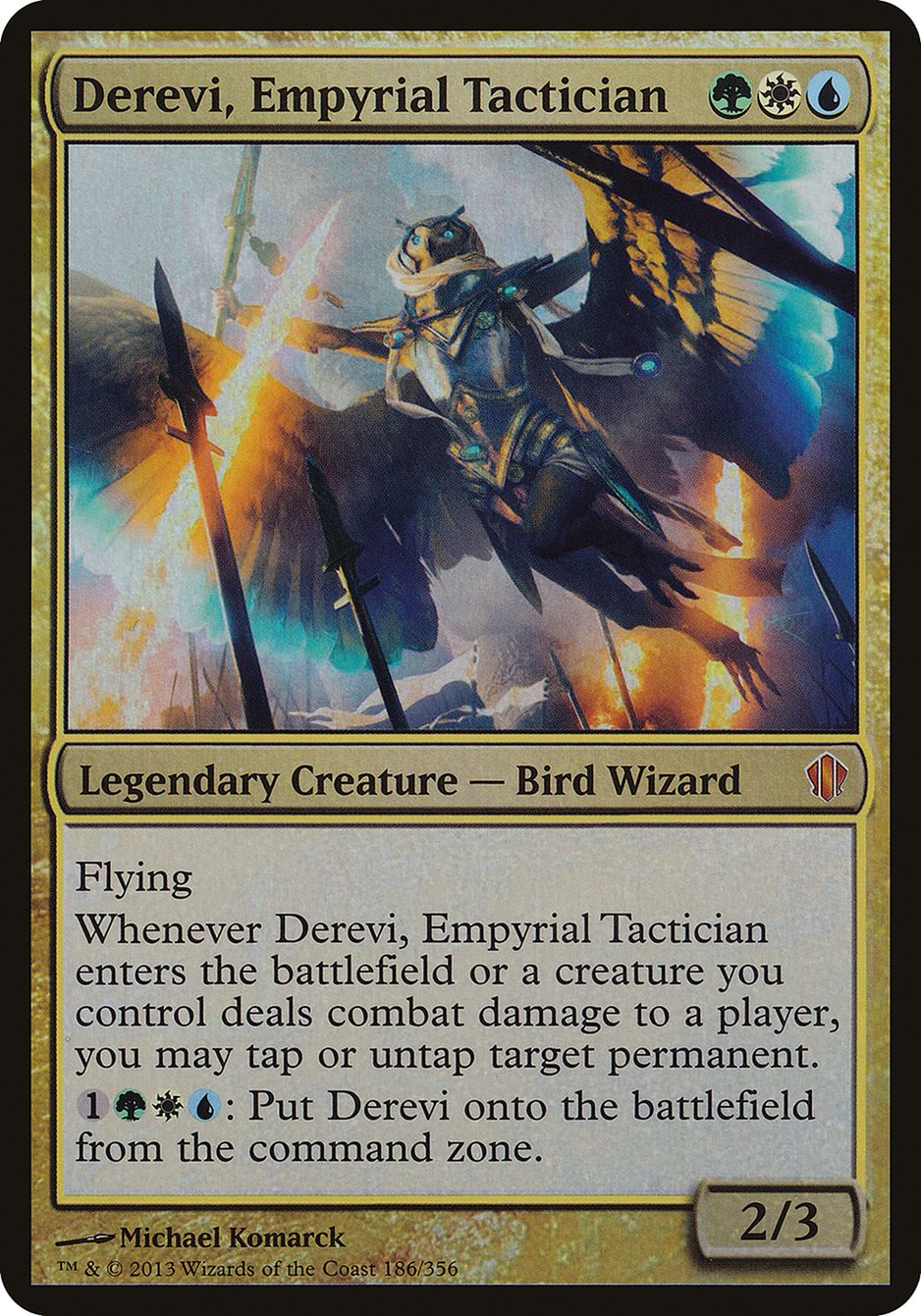 Derevi, Empyrial Tactician (Oversized) [Commander 2013 Oversized] | Chromatic Games