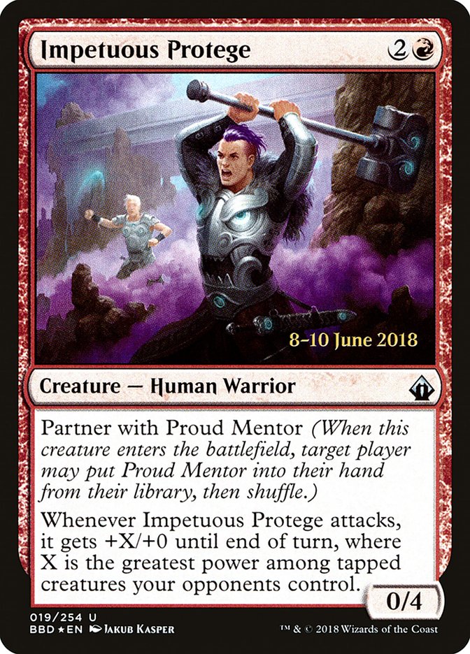 Impetuous Protege [Battlebond Prerelease Promos] | Chromatic Games