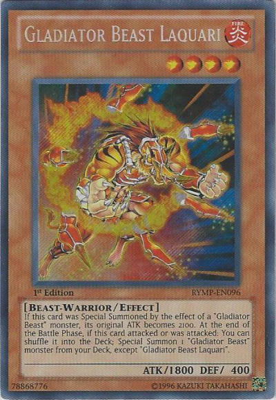 Gladiator Beast Laquari [RYMP-EN096] Secret Rare | Chromatic Games