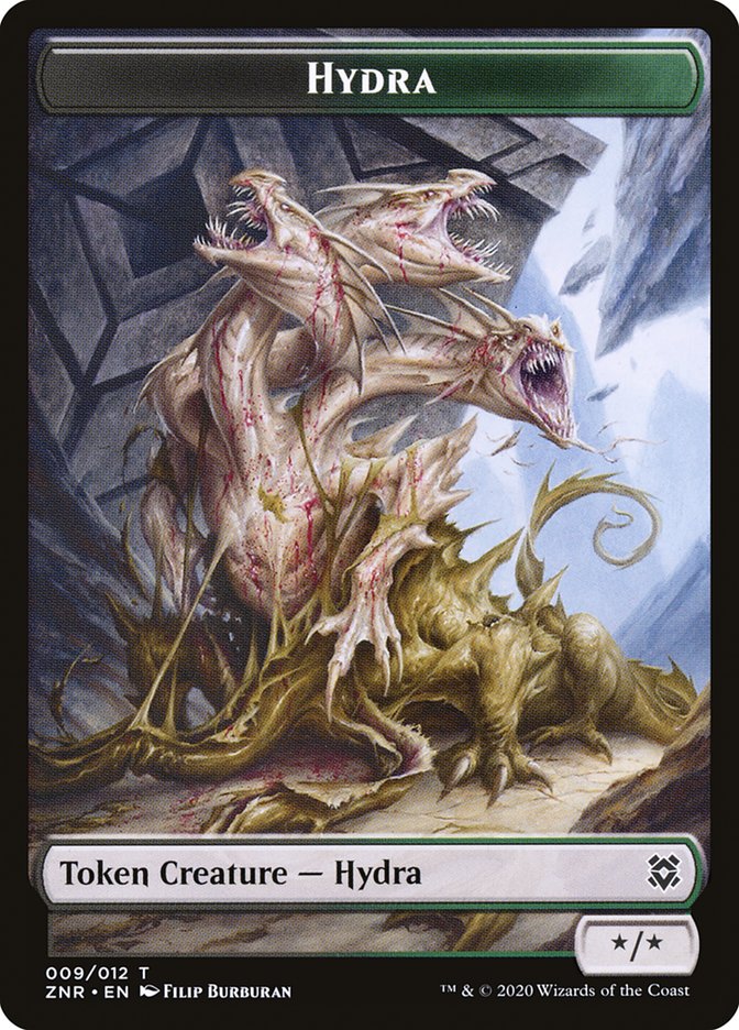 Hydra Token [Zendikar Rising Tokens] | Chromatic Games