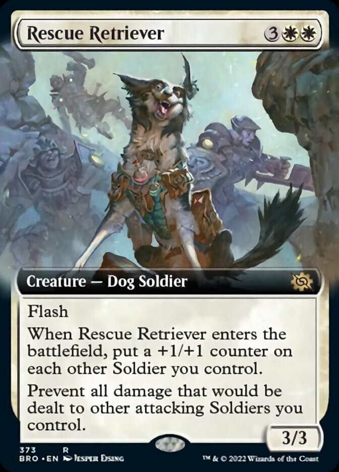 Rescue Retriever (Extended Art) [The Brothers' War] | Chromatic Games