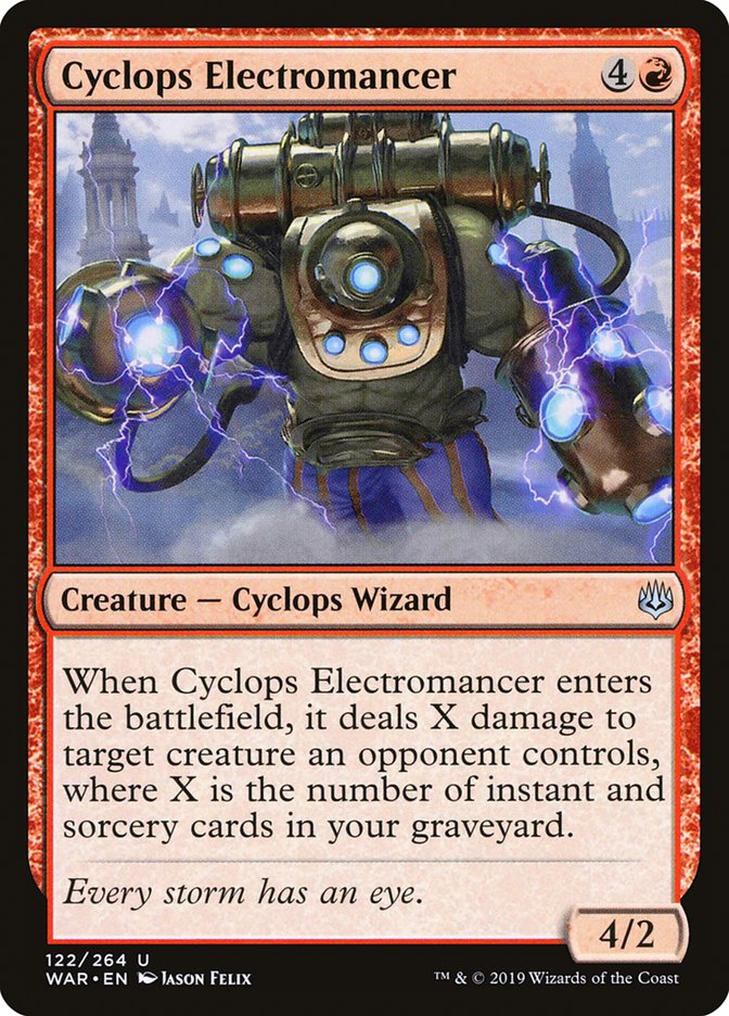 Cyclops Electromancer [War of the Spark] | Chromatic Games