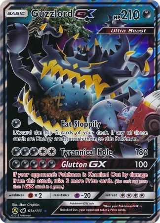 Guzzlord GX (Crimson Invasion/Yellow A Alternate cards) (63/111) [Jumbo Cards] | Chromatic Games