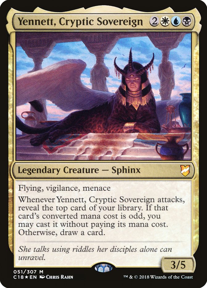 Yennett, Cryptic Sovereign [Commander 2018] | Chromatic Games