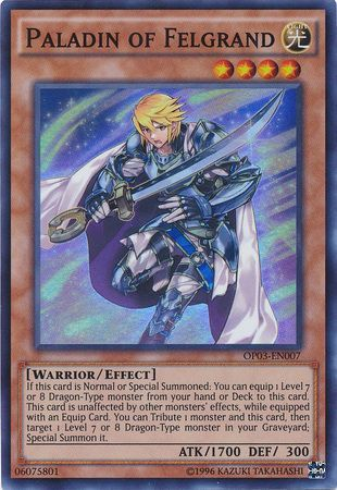 Paladin of Felgrand [OP03-EN007] Super Rare | Chromatic Games